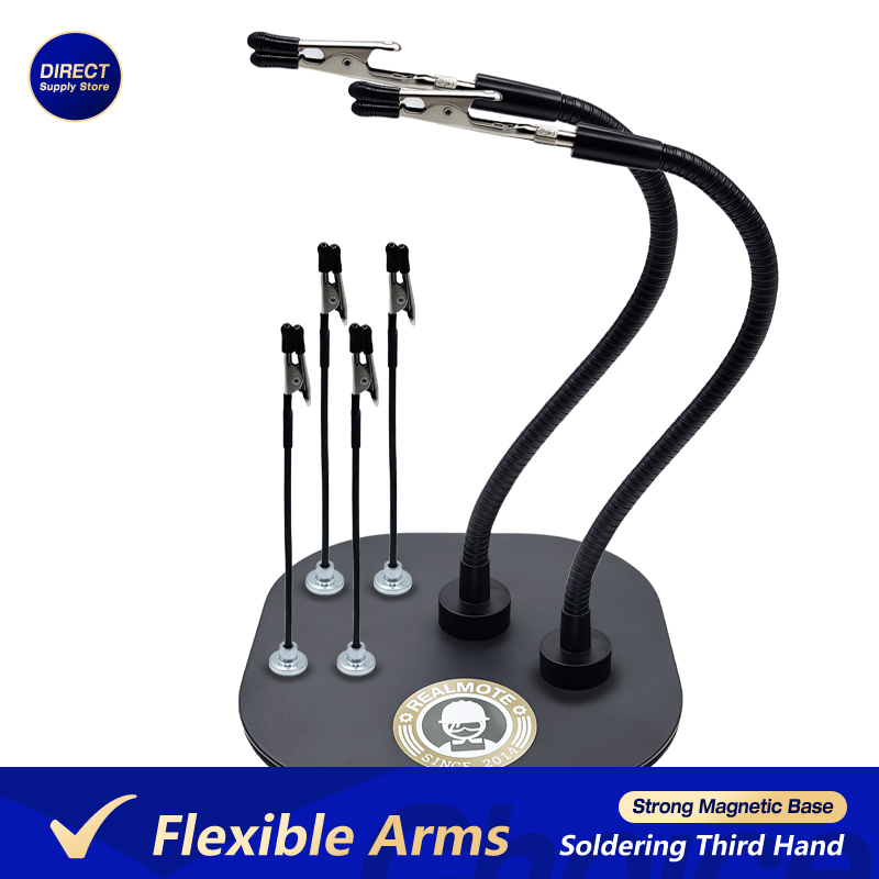 Diy Electronics Tools - Tercera mano de soldadura con base