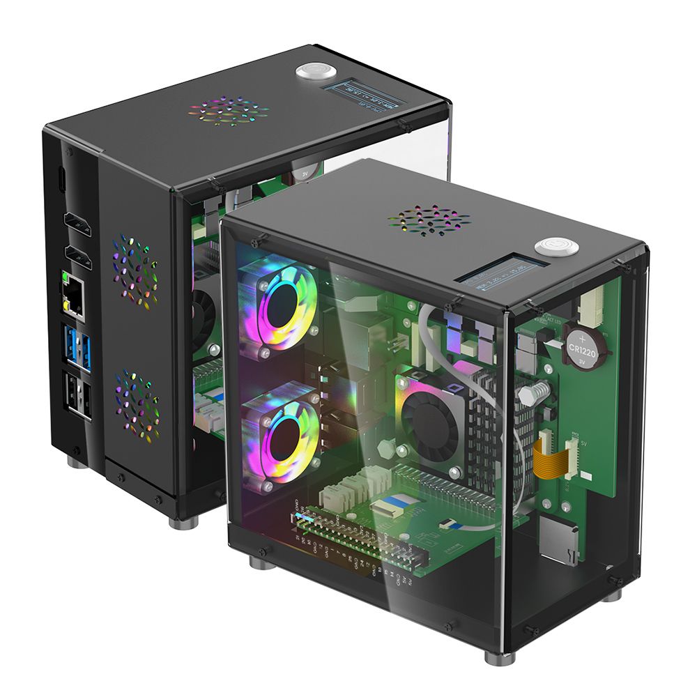 Diy Electronics Raspberry Pi - Kit protector de carcasa Raspberry Pi