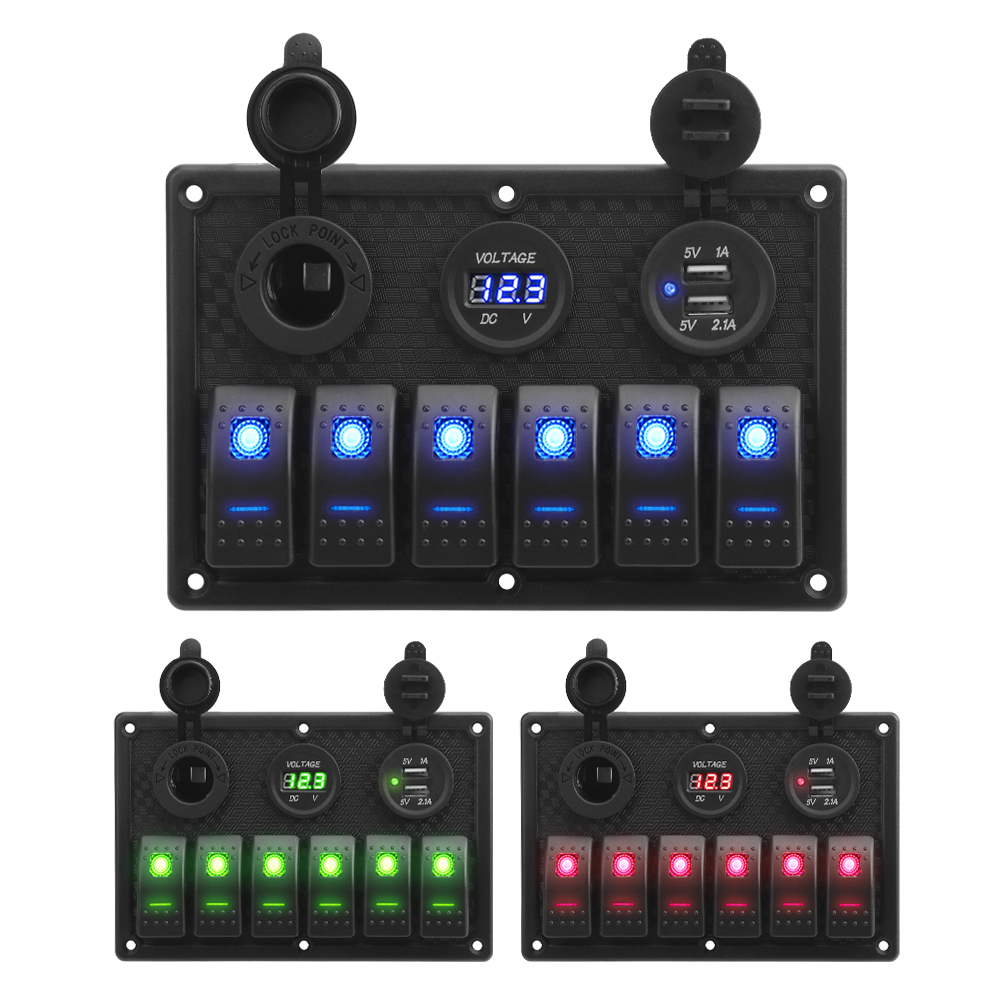 Logic Analyzer Usb - Panel de interruptores de 6 botones
