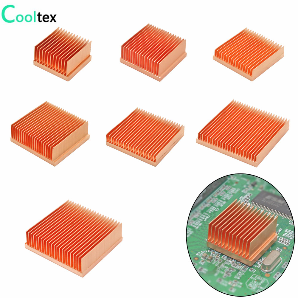 Diy Electronics Raspberry Pi - Disipador de calor de cobre puro