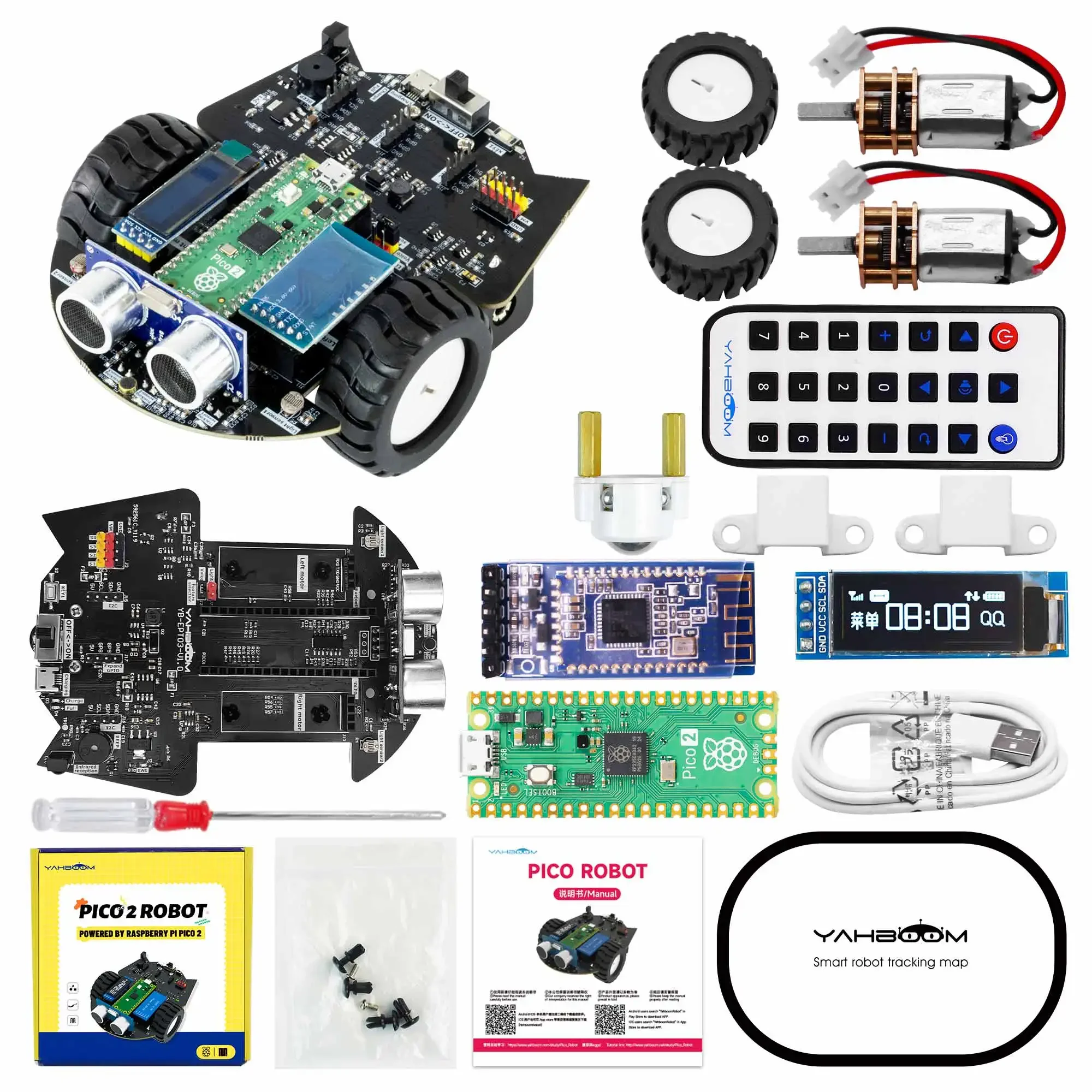 Yahboom Raspberry Pi Pico 2 Ro - Diy Electronics Raspberry Pi reseña y precio