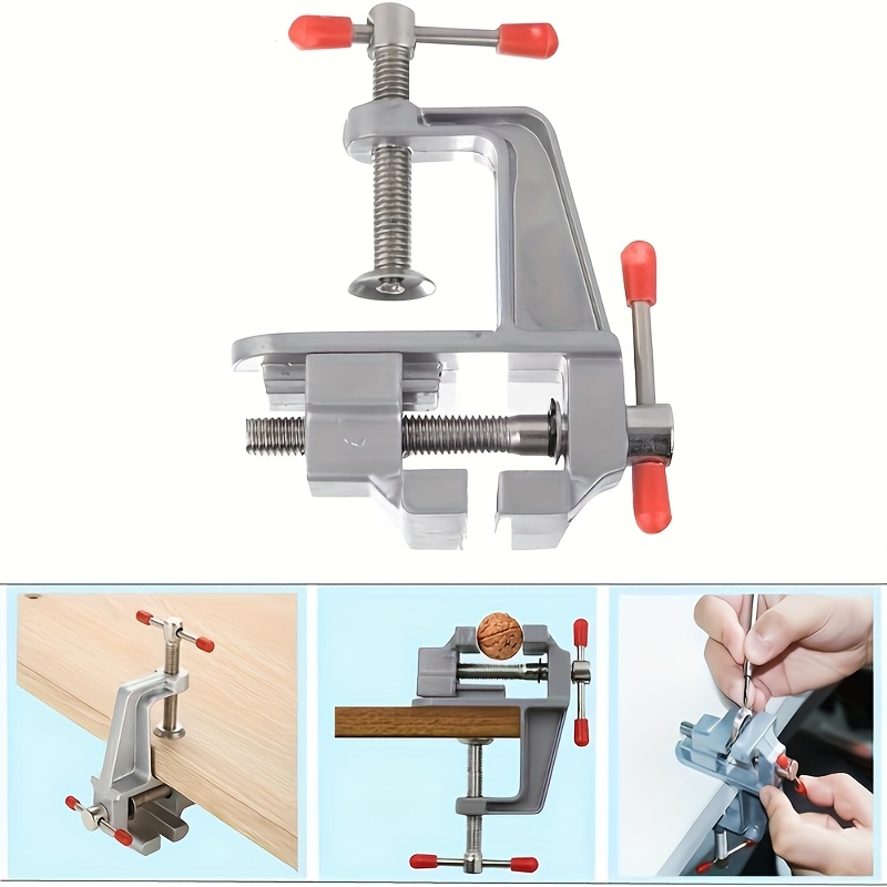 Mini tornillo de banco de alea - Diy Electronics Bench reseña y precio