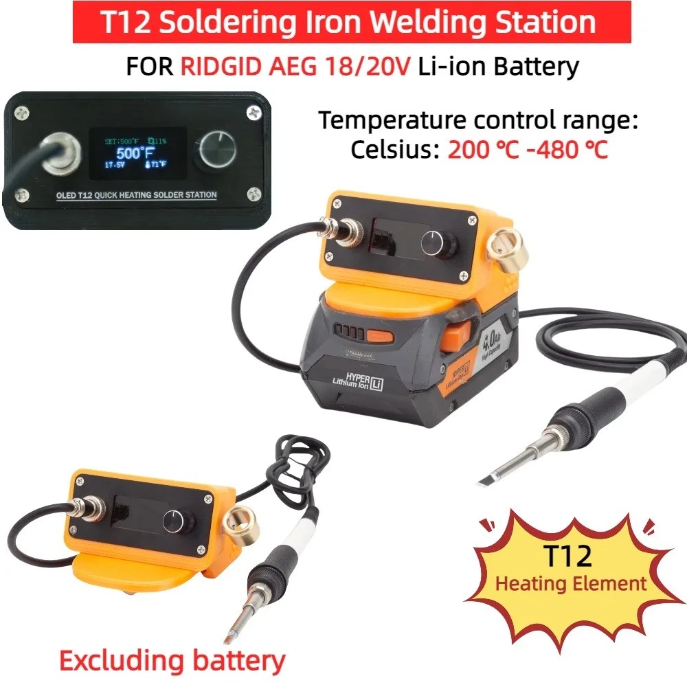 Soldador Inalámbrico T12 para  - Diy Electronics Bench reseña y precio
