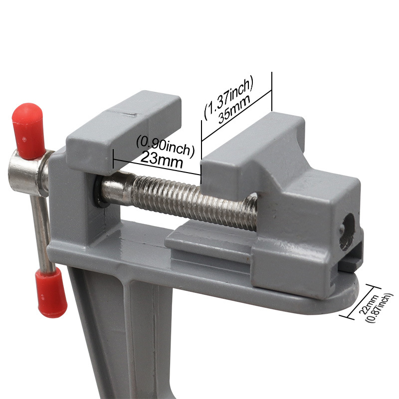 Mini Tornillo de Banco de Alum - Diy Electronics Bench reseña y precio