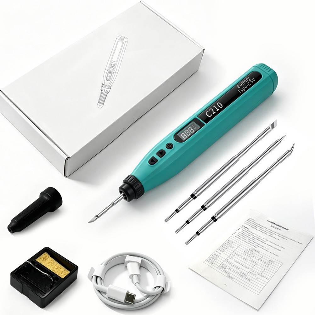 Juego de soldador USB digital  - Diy Electronics Tools reseña y precio