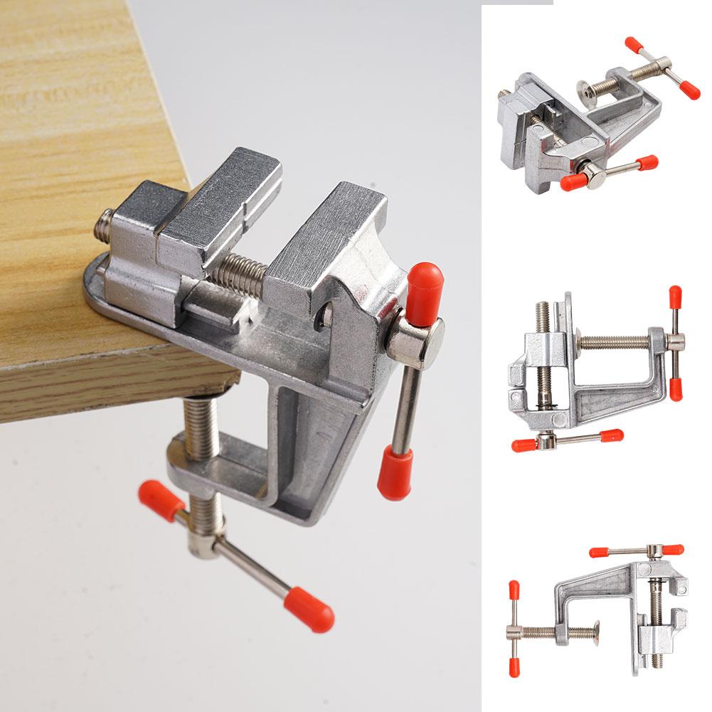 Mini tornillo de banco de alum - Diy Electronics Bench reseña y precio