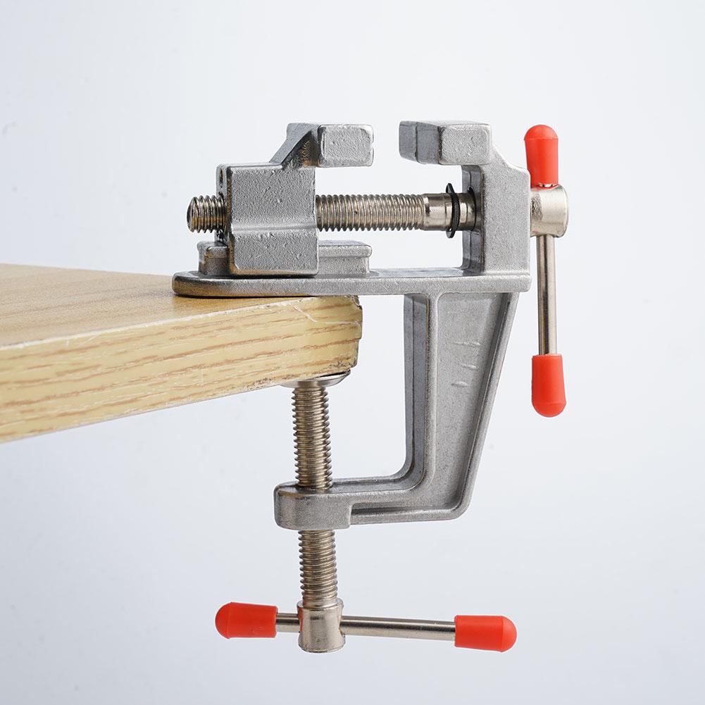 Mini tornillo de banco de alum - Diy Electronics Bench reseña y precio