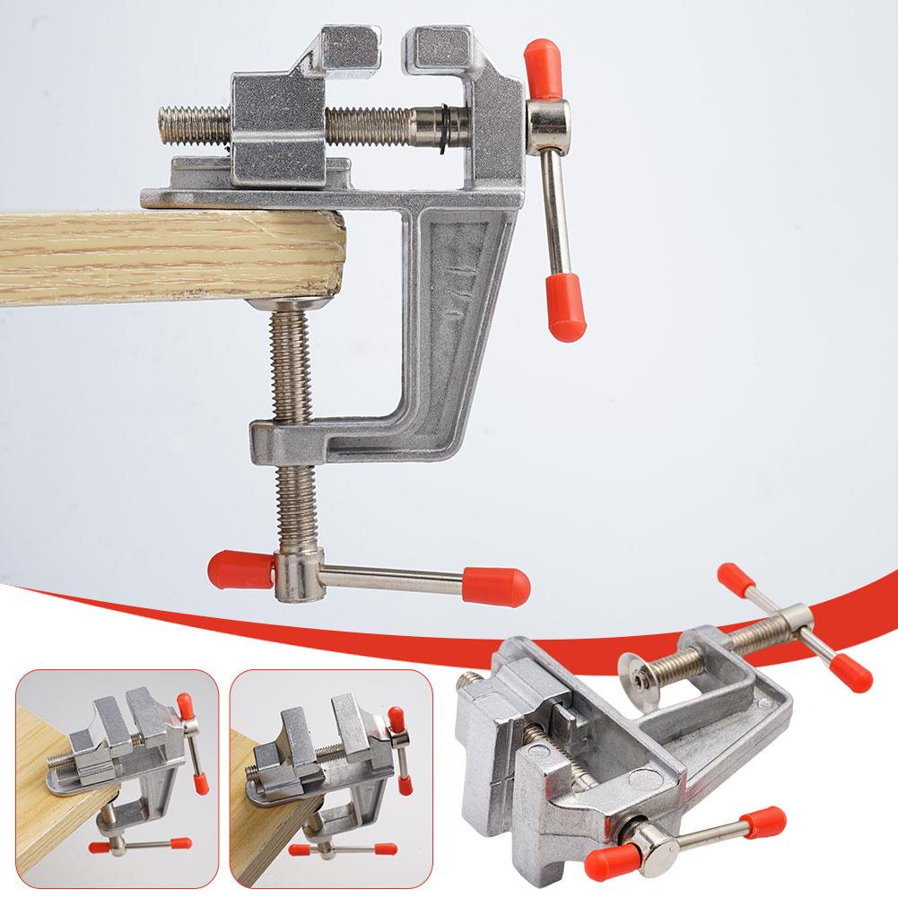 Mini tornillo de banco de alum - Diy Electronics Bench reseña y precio