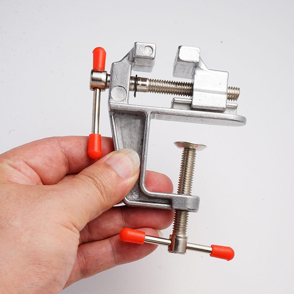 Mini tornillo de banco de alum - Diy Electronics Bench reseña y precio
