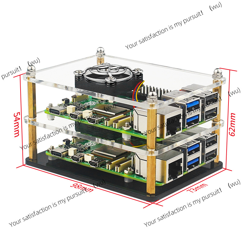 Carcasa Acrílica Transparente  - Diy Electronics Raspberry Pi reseña y precio