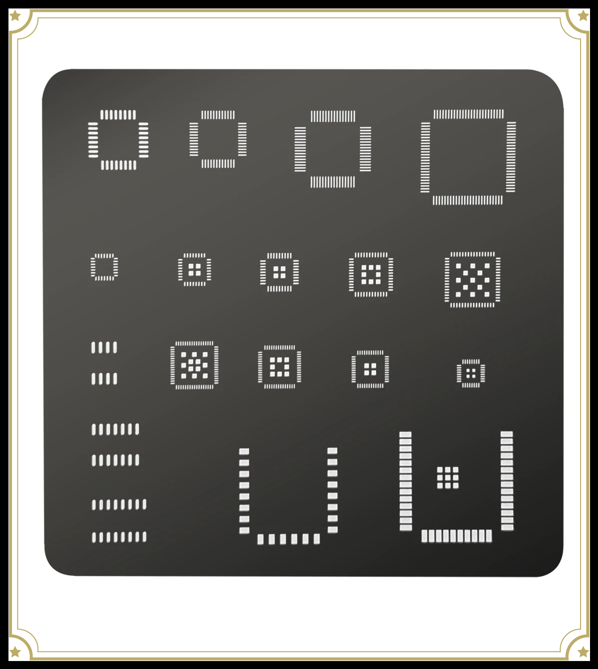 Plantilla Universal IC QFP QFN - Diy Electronics Hobby reseña y precio