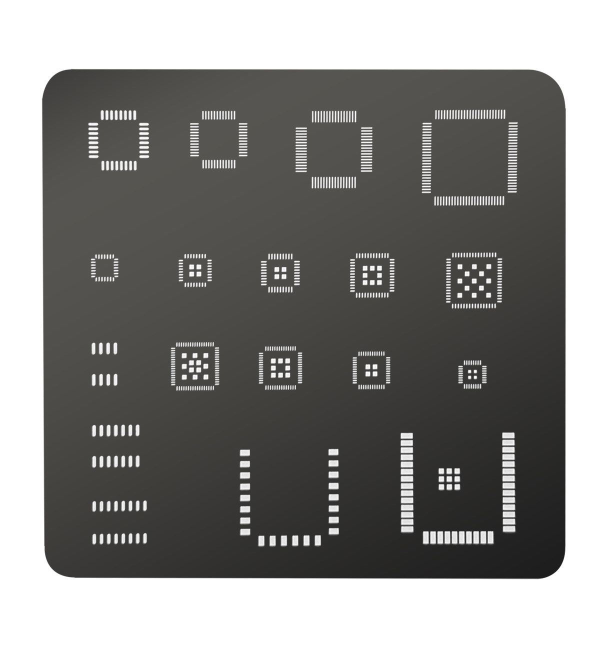 Plantilla Universal IC QFP QFN - Diy Electronics Hobby reseña y precio