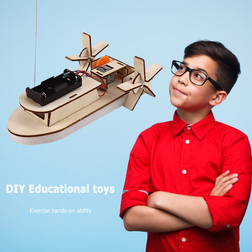 Modelo de barco DIY, juguetes  - Diy Electronics Kids reseña y precio