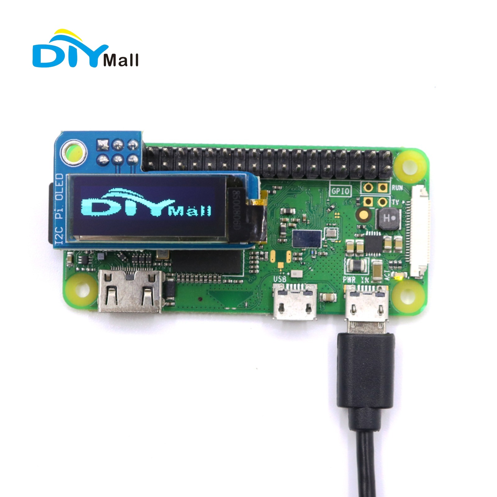DIYmall Pantalla OLED de 0.91  - Diy Electronics Raspberry Pi reseña y precio