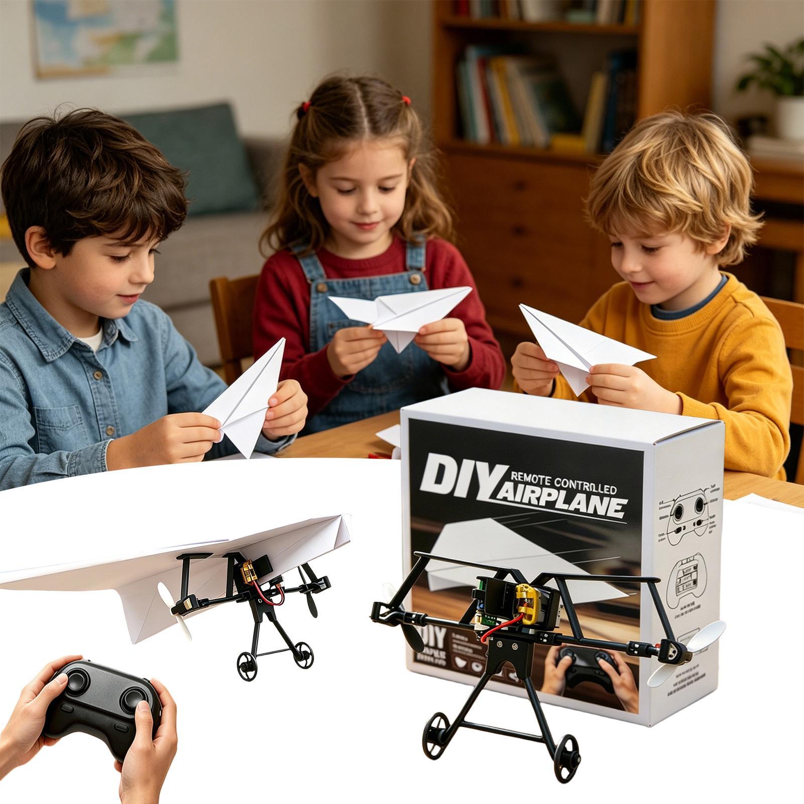 Kit de Avión de Papel RC para  - Diy Electronics Kids reseña y precio