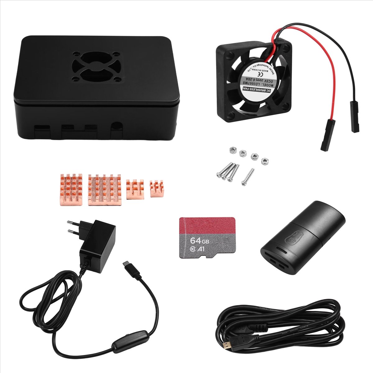 Kit A73T para Raspberry Pi 4B  - Diy Electronics Raspberry Pi reseña y precio