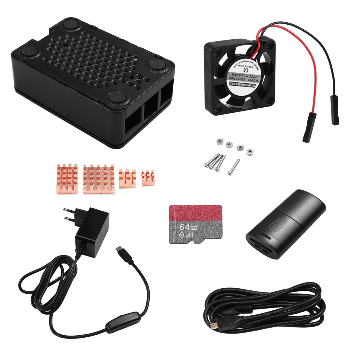 Kit A73T para Raspberry Pi 4B  - Diy Electronics Raspberry Pi reseña y precio