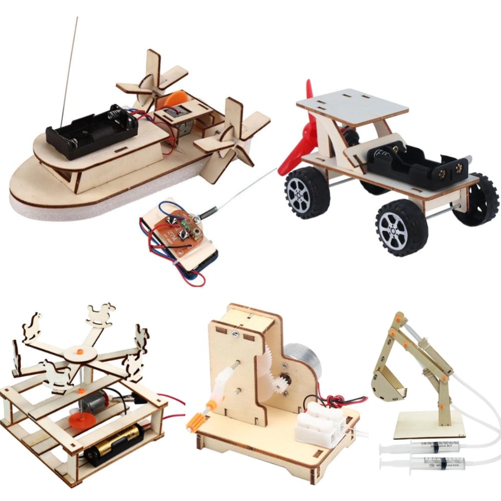 Modelo de barco de madera para - Diy Electronics Kids reseña y precio