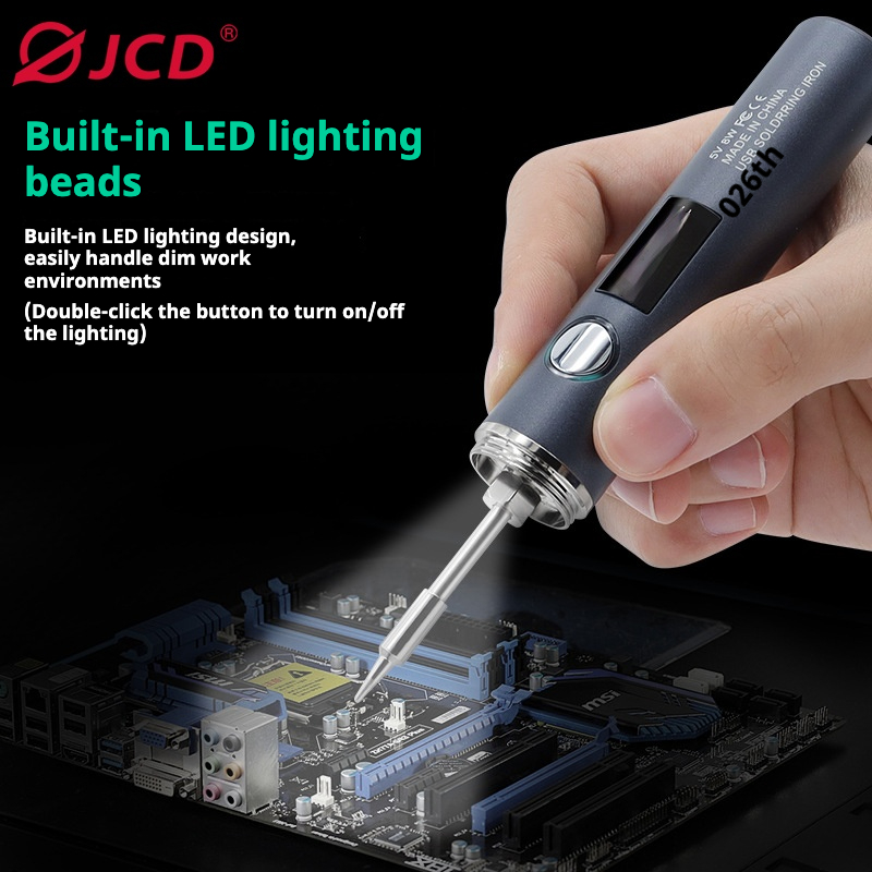Soldador USB Tipo-C, 5 Velocid - Diy Electronics Bench reseña y precio