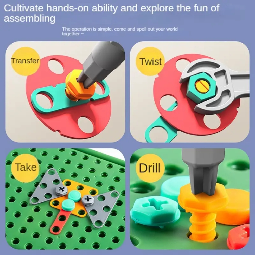 Juego de taladro STEM para niñ - Diy Electronics Kids reseña y precio