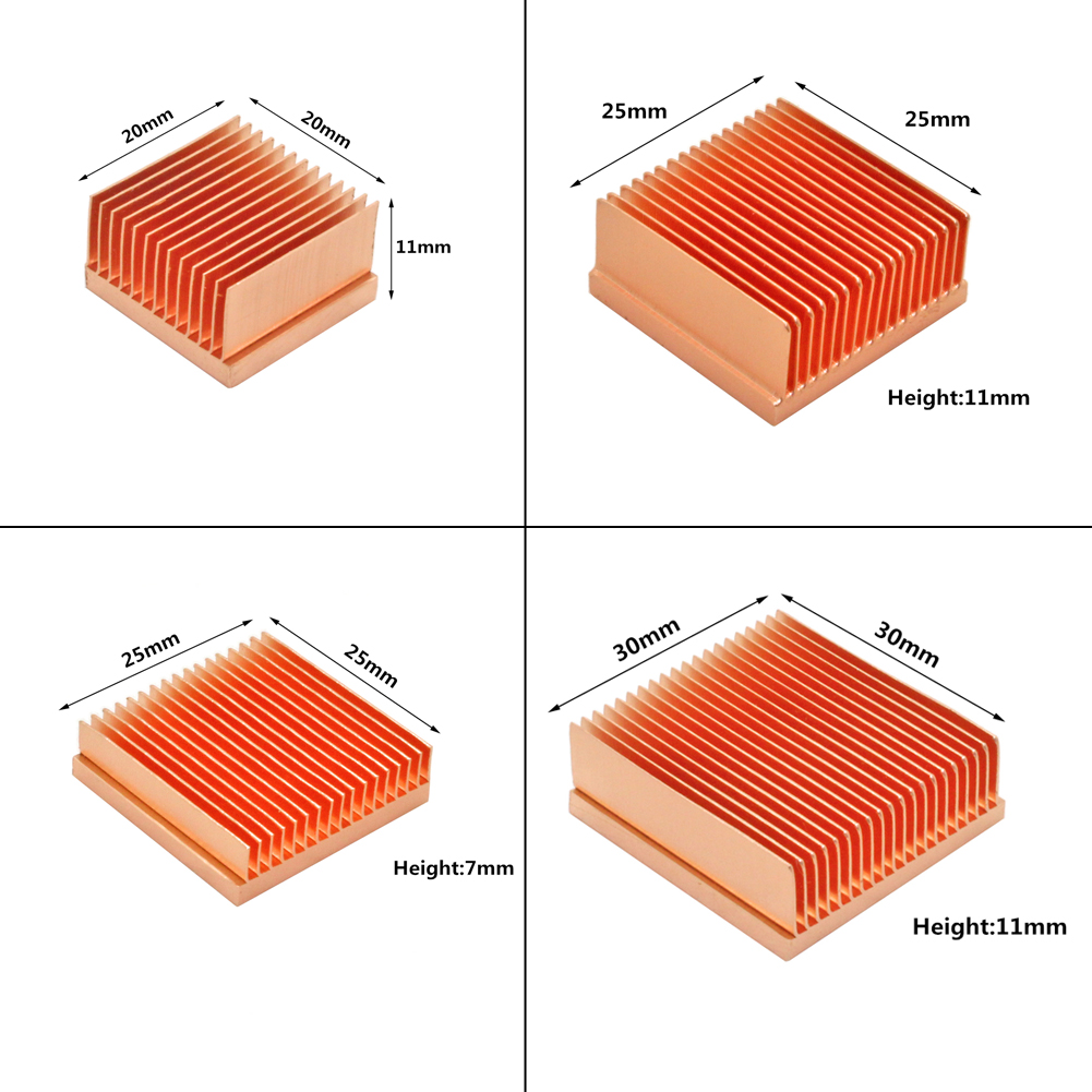 Disipador de calor de cobre pu - Diy Electronics Raspberry Pi reseña y precio